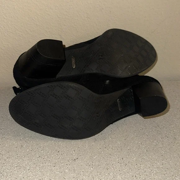 Vionic Women’s Landen‎ Studded Black Suede Block Heel Booties Size 9 - Picture 7 of 9